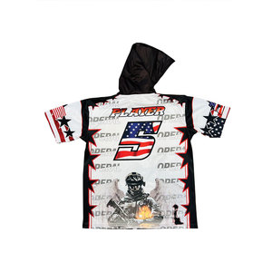 Sudaderas de béisbol sublimadas de media manga, personalizadas, nuevo diseño, sublimación económica - Product Image 2