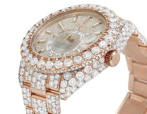 Reloj de estilo moderno VVS Moissanite Reloj de pulsera de movimiento automático personalizado Reloj de pulsera de hip hop para hombres al precio más bajo - Product Image 3