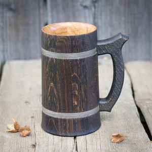 Tasse en corne faite à la main, verres rustiques et écologiques, tasse élégante et durable, parfaite pour le café, le thé, le whisky, les repas en plein air - Product Image 6