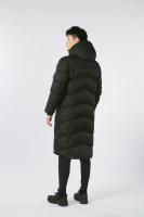 2025 hommes hiver Football maillot coupe-vent imperméable longue coton veste capuche épaissi bouffant manteau conception chaleur tricoté