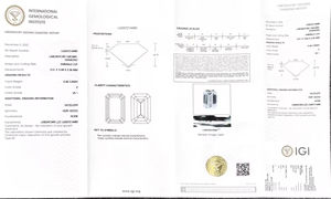 Certificado IGI Esmeralda 0.46ct E Color VS1 Diamante CVD suelto Diamante cultivado en laboratorio - Product Image 3