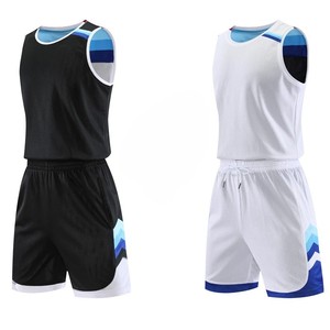 Custom Team Basketball Uniform Customized Design Printed Breathable Sleeveless Wholesale Good Quality Quick Dry 100% <b>Polyester</b> - Product Image 5