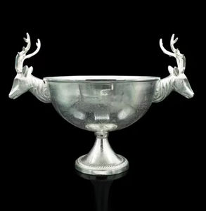 <b>Vintage</b> Reindeer Handles Ice <b>Bucket</b> <b>Champagne</b> Holder Unique Design Ice <b>Bucket</b> Durable Quality Handcrafted Bar Decor Supplies - Product Image 5