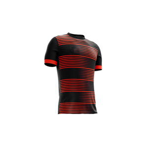 Venta al por mayor por encargo de los hombres de media manga sublimada uniforme de voleibol - Product Image 3