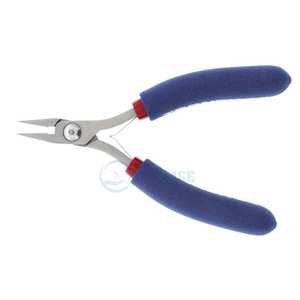 Pince à nez en chaîne durable de 5 pouces, pointe courte de 0,75 pouces, outils de fabrication de bijoux en acier inoxydable dentelé pour projets de cintrage de fils et de perles - Product Image 1