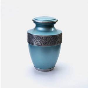 Urnes funéraires en gros Urnes funéraires en aluminium fabriquées à la main fabriquées en Inde pour l'approvisionnement commémoratif - Product Image 5