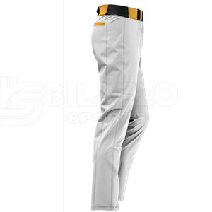 Pantalon de baseball personnalisé en vrac d'approvisionnement d'usine OEM pour hommes pantalon de baseball en polyester Spandex respirant et abordable - Product Image 5