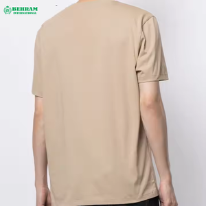 T-shirt pour homme de haute qualité, écologique, anti-rides, en mélange polyester/coton, coupe ample, avec impression personnalisée du logo de la marque sur le devant - Product Image 1