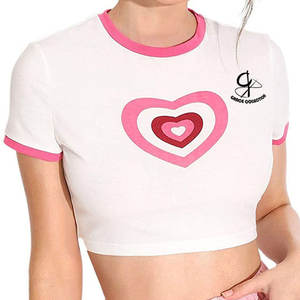 Vêtements décontractés pour femmes Chemise à manches courtes pour femmes de couleur personnalisée - Product Image 1