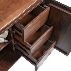 Mueble de Madera de Teca Moderno con 4 Puertas, Fabricante Personalizado, Mueble de Madera Estilo Aparador para Exportación al por Mayor, OEM ODM - Product Image 3