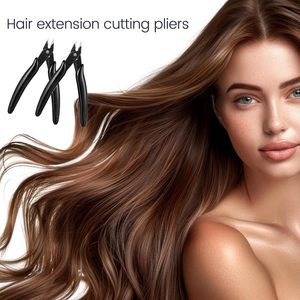 Mini alicates profesionales para extensiones de cabello de acero inoxidable, cortadores de alambre de resorte de apertura, enlace de queratina reutilizable ligero - Product Image 4