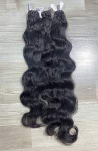 Extensions de cheveux ondulés naturels de cheveux vietnamiens bruts sans emmêlement sans perte de cheveux 100% bruts - Product Image 2