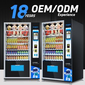 Giao Hàng Nhanh Chóng Lớn 215 Inch Màn Hình Cảm Ứng Salad Máy Bán Hàng Tự Động Tự Động Tự Động Thang Máy Thực Phẩm Tươi Mới Bán Hàng Tự Động SDK Chức Năng - Product Image 6