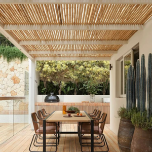 Ensemble de mobilier de jardin pour hôtel, design moderne, résistant aux intempéries, en rotin et aluminium de haute qualité, garantie 3 ans - Product Image 4