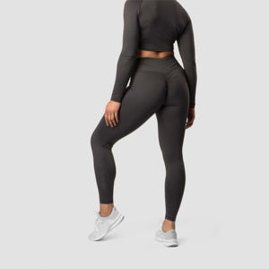 Leggings Scrunch Butt pour femmes - Taille mi-haute, motif uni, extensibles dans quatre directions, anti-humidité et respirants pour l'entraînement et le fitness - Product Image 4