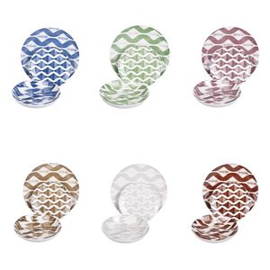 Set di Stoviglie in Porcellana Ikat Sibilla da 18 Pezzi, Servizio di Piatti in Ceramica da 16 Pezzi, Set di Stoviglie di Marca - Product Image 1