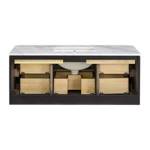 Meubles de maison modernes en bois Meta Brand Ensemble d'armoires en bois prêt-à-assembler pour salle de bain Cuisine Solution de rangement Vietnam - Product Image 3