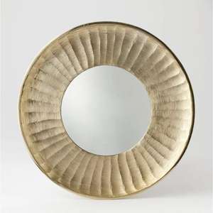 Espejo dorado antiguo Espejo de pared decorativo hecho a mano Espejo de metal de excelente calidad de Venta caliente a precios competitivos - Product Image 1