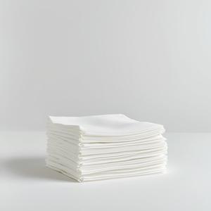 Serviettes de table jetables personnalisées en pâte de bois vierge 2 plis, douces et blanches, pour restaurants, cafés, fêtes, mariages et traiteurs - Product Image 5