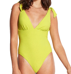 ชุดว่ายน้ำผู้หญิงผ้าสแปนเด็กซ์/ โพลีเอสเตอร์ดีไซน์ล่าสุดพร้อมว่ายน้ำสั้นทำจาก2025ระบายอากาศได้ดี - Product Image 1