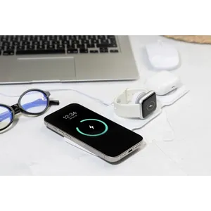Caricatore Wireless 3-in-1 Personalizzato FolCharge per Dispositivi USB, per Uso Promozionale - Product Image 3