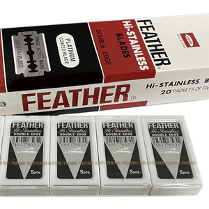 ใบมีดโกนขนนกแบบสองชั้น 100 ใบ - Product Image 1