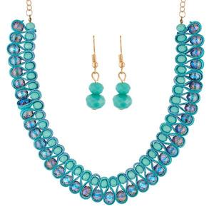 Ensemble de colliers en cristal bleu Urthn 1111229B-Bijoux en cristal audacieux et élégants - Product Image 1