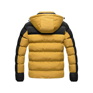 Vente en gros de vêtements d'hiver à la mode de couleur noire manteaux de créateurs veste en duvet pour hommes taille plus imperméable et souple d'extérieur - Product Image 2