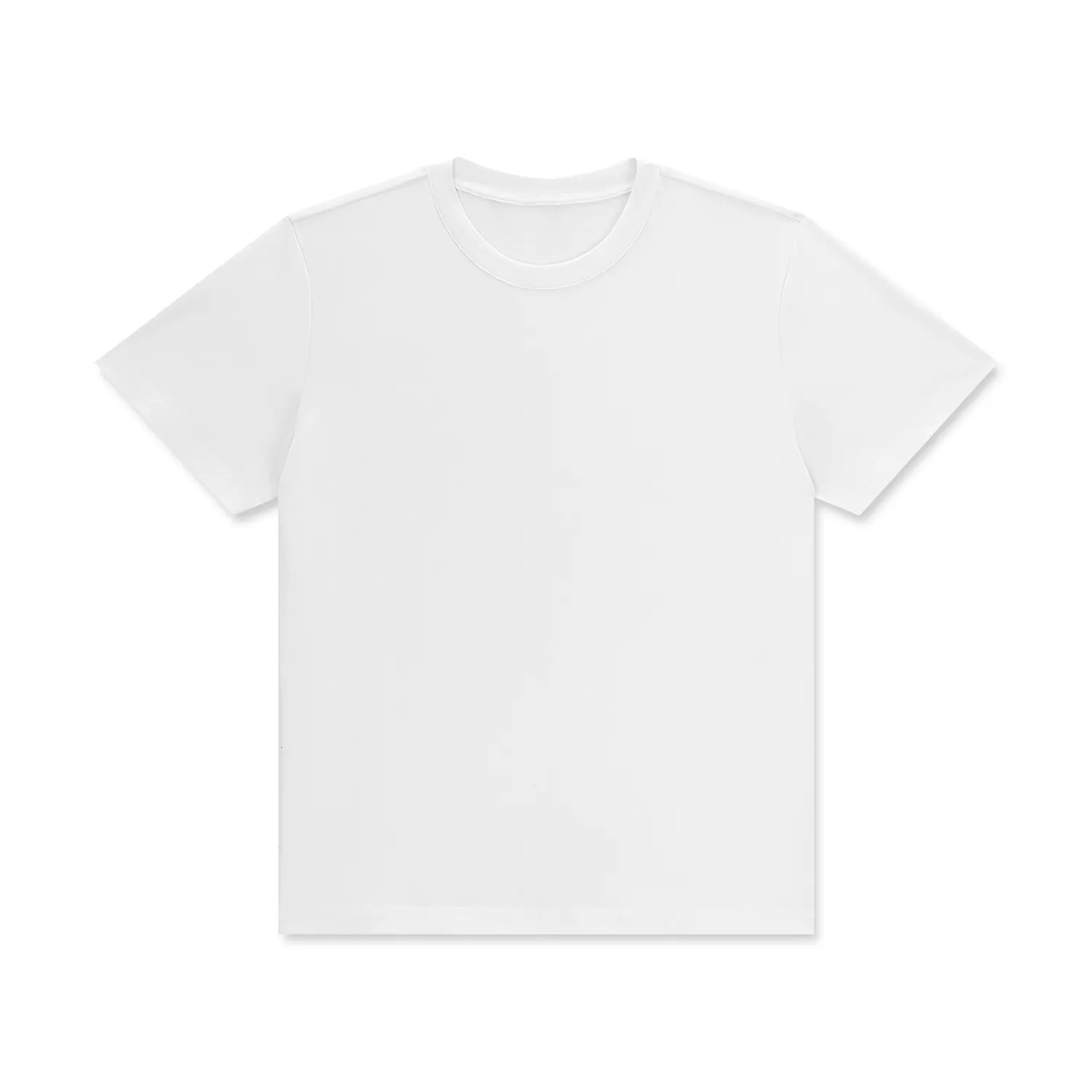 T-shirt da uomo personalizzata di lusso di qualità in cotone 100% con costine a o collo x taglia Slim Fit t-shirt Streetwear a tracolla in bianco