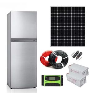 Nuevo tipo de refrigerador eléctrico de 12/24V - 118 litros - Refrigerador de doble puerta con congelador superior y refrigerador inferior. - Product Image 1