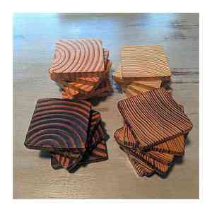 ชุดจานรองแก้วไม้ทำด้วยมือผลิตจากอินเดียพร้อมคุณภาพส่งออก - Product Image 1