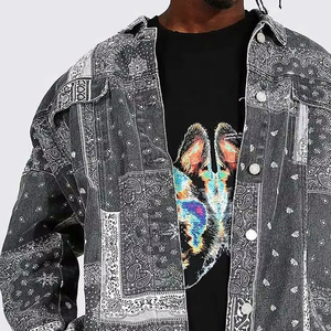 2025 Denim Jacket With Best <b>Material</b> Wholesale Men Denim Jacket With Customized Your Own Design For Sale - Product Image 3