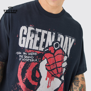 เสื้อยืดผ้าฝ้ายพิมพ์ลายซับลิเมชันสำหรับผู้ชายเสื้อผ้าแนวสตรีทแบบ100% คอลเลกชันใหม่2024 - Product Image 3