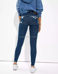 Haute qualité femmes demim jeans jeans décontractés femmes nouvelle mode Jeans pour femmes personnalisé à la mode dames luxe Streetwear - Product Image 3