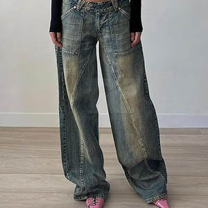 Ropa de calle ligera y cómoda, pantalones holgados para mujer, nuevo diseño, precio bajo, venta al por mayor, pantalones holgados para mujer para adultos - Product Image 3