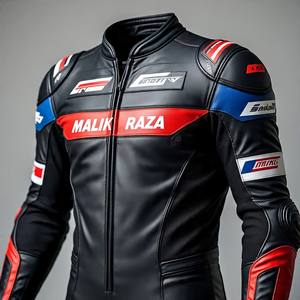 ชุดแข่งมอเตอร์ไซค์ลายธงแคนาดาออกแบบได้ตามต้องการขนาดสีโลโก้และใบเมเปิ้ลบนหนังวัวเกรดพรีเมี่ยม - Product Image 6