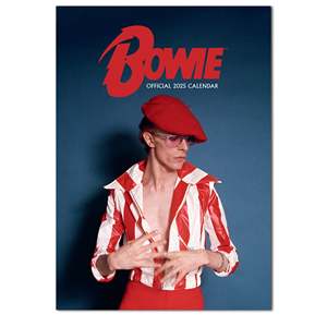 Calendario de Escritorio Personalizado de David Bowie 2025, Calendario de Pared, Material de Papel para Impresión, para Uso en Oficina y Hogar, con Función de Reloj - Product Image 6