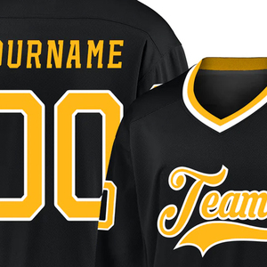 Maillot de hockey sur glace pour hommes en polyester de haute qualité, vente en gros, design personnalisé, OEM, nom de l'équipe, sublimation bon marché - Product Image 2