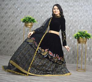 Bollywood Lehenga Partywear Lehenga Choli Pour Femme Indienne Lehenga Choli - Product Image 1