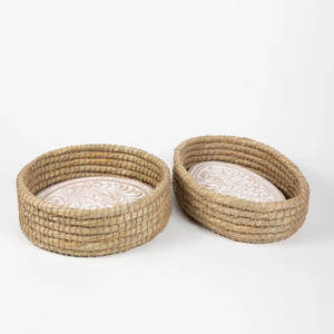 Toasty Bread <b>Basket</b> Stylish Woven Serving <b>Basket</b> for Bread Rolls Pastries & for Home Kitchen Restaurants - Product Image 3