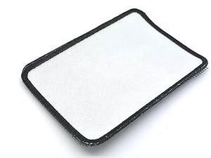 Badges les plus vendus en gros Sublimation transfert de chaleur bricolage patchs vierges en tissu personnalisé avec attache à crochet et boucle - Product Image 2