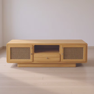 ตู้วางทีวีไม้สักจริงสำหรับบ้านห้องนั่งเล่นเฟอร์นิเจอร์อพาร์ทเม้นสำหรับโรงแรม - Product Image 1