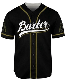 Camiseta de béisbol personalizada con nombre y rayas verde oliva para hombre - Product Image 1