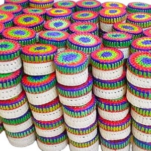 Customized Handmade Palm Leaf Wedding Gift Box (Round) Hot Sale 2023