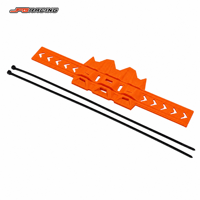 Protection thermique universelle pour tuyau d'échappement de moto avec attaches zippées pour moto tout-terrain, motocross, enduro