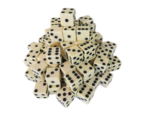 Dés de logo personnalisé en gros d'usine fabriqués par des dés de divertissement d'os - Product Image 3