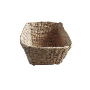 Boîtes de rangement modernes écologiques en osier tissé à la main en jonc de mer Paniers rectangulaires et carrés multifonctionnels en jacinthe d'eau - Product Image 1