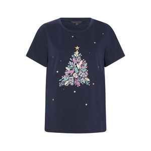 Haute qualité femmes haut 100% coton respirant O cou à manches courtes solide imprimé motif décontracté imprimé t-shirt femmes - Product Image 5