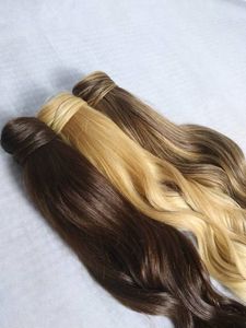 หางม้าโพนี่60ซม. ผมเวียดนามดิบสีดำสีน้ำตาล100% คุณภาพสูงจัดส่งรวดเร็วจากเวียดนาม - Product Image 2