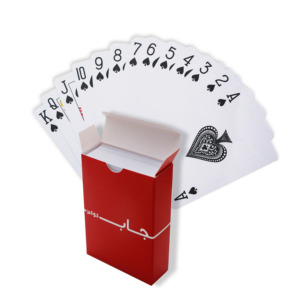 Échantillon <span class=keywords><strong>Gratuit</strong></span> - Cartes à Jouer en PVC Personnalisables <span class=keywords><strong>de</strong></span> Haute Qualité, Format <span class=keywords><strong>Bridge</strong></span>, pour Usage Familial, Durables et Personnalisables - Product Image 1